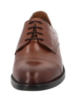 Klassische Halbschuhe in cognac><noscript><img width=
