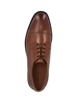 Klassische Halbschuhe in cognac><noscript><img width=