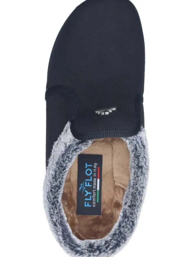 Klassische Halbschuhe, Klassische Hausschuhe in schwarz>FlyFlot Sale