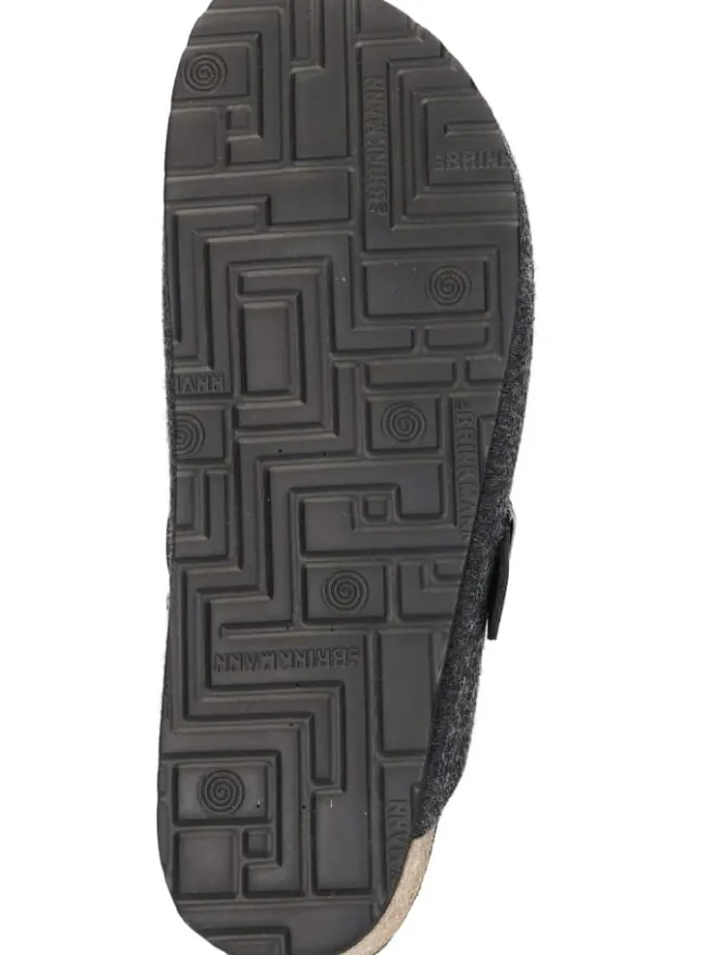 Klassische Hausschuhe in anthrazit>Dr. BRINKMANN Discount