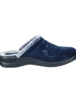 Klassische Hausschuhe in blau><noscript><img width=
