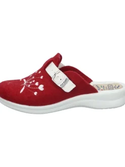 Klassische Hausschuhe in burgundy>FlyFlot Best
