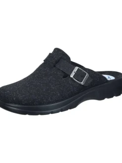Klassische Hausschuhe in schwarz>FlyFlot Discount
