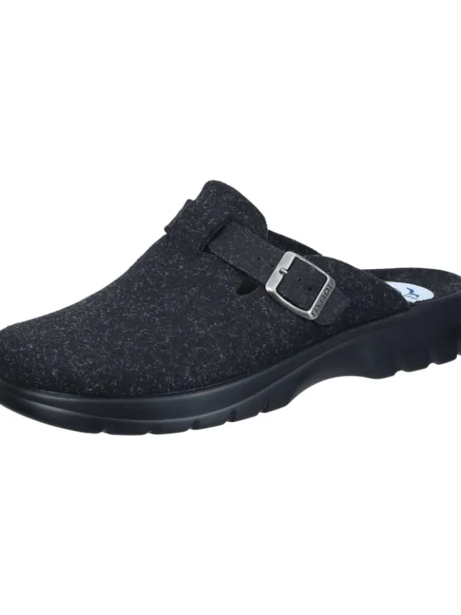Klassische Hausschuhe in schwarz>FlyFlot Discount
