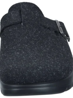 Klassische Hausschuhe in schwarz><noscript><img width=