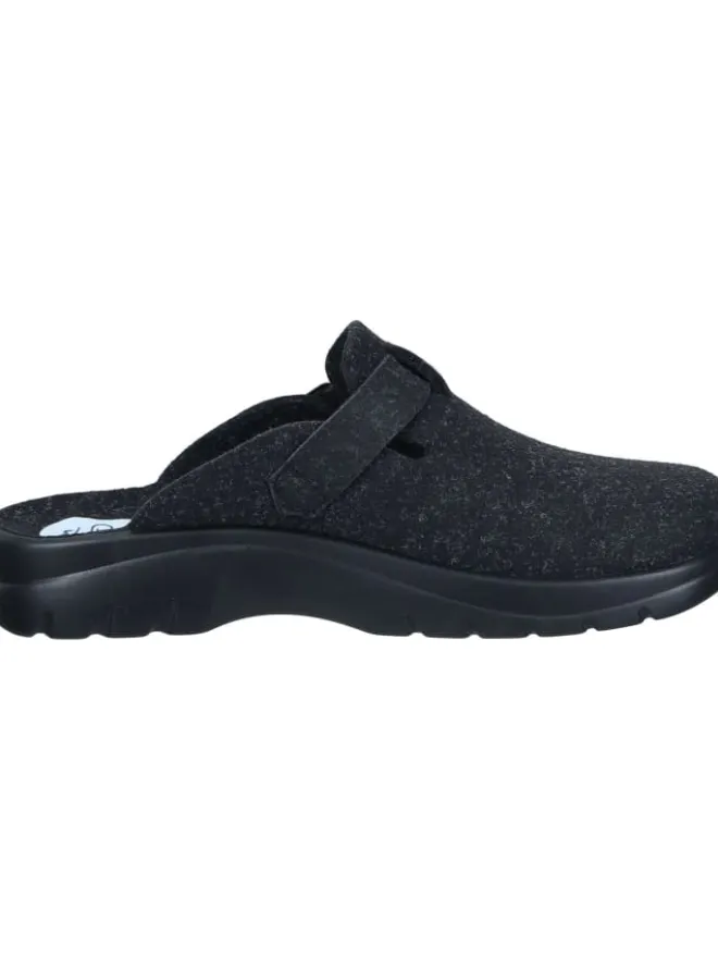 Klassische Hausschuhe in schwarz>FlyFlot Discount