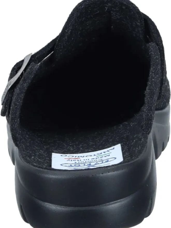Klassische Hausschuhe in schwarz>FlyFlot Discount