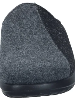 Klassische Hausschuhe in schwarz><noscript><img width=