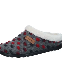 Klassische Hausschuhe in anthrazit>FlyFlot Discount