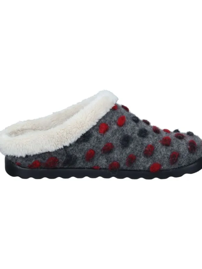 Klassische Hausschuhe in anthrazit>FlyFlot Discount