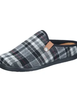 Klassische Hausschuhe in schwarz>FlyFlot Online