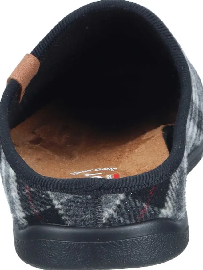 Klassische Hausschuhe in schwarz>FlyFlot Online