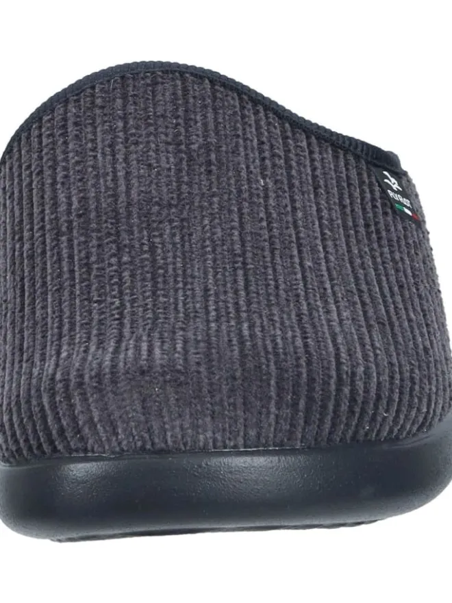 Klassische Hausschuhe in grau>FlyFlot Discount