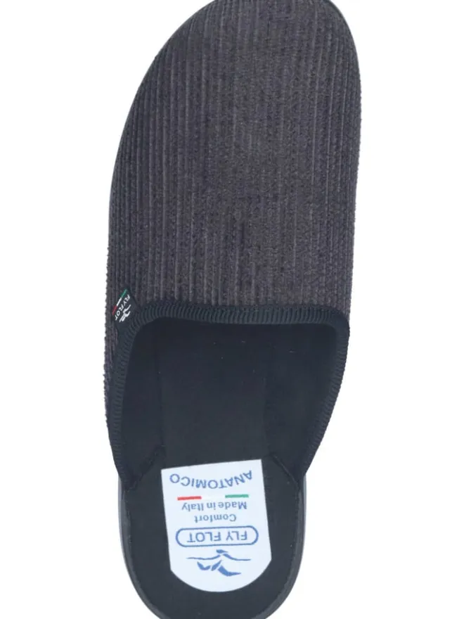 Klassische Hausschuhe in grau>FlyFlot Discount