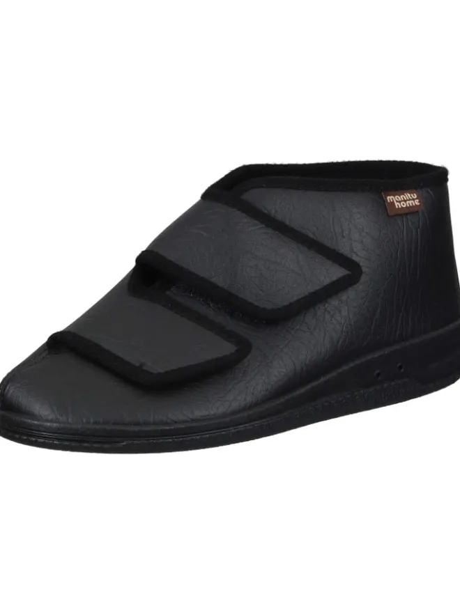Klassische Hausschuhe in schwarz>Manitu-Home Best