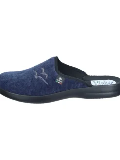 Klassische Hausschuhe in blau>FlyFlot New