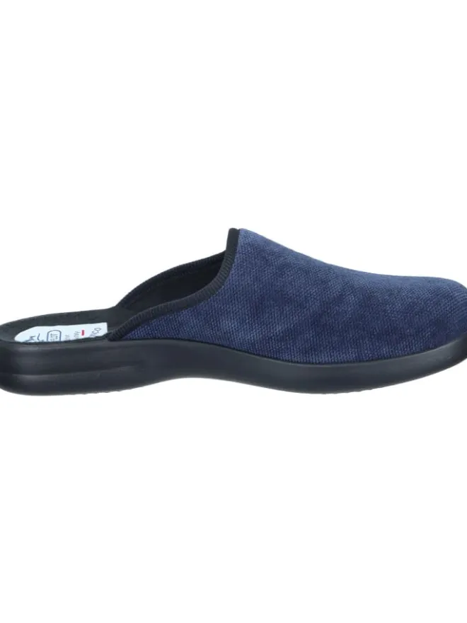 Klassische Hausschuhe in blau>FlyFlot New