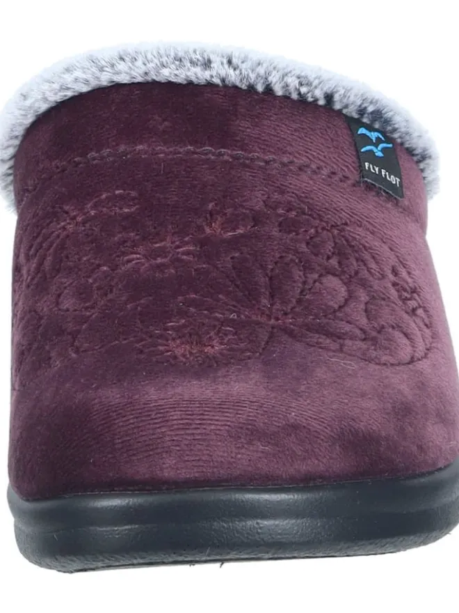 Klassische Hausschuhe in plum>FlyFlot Online