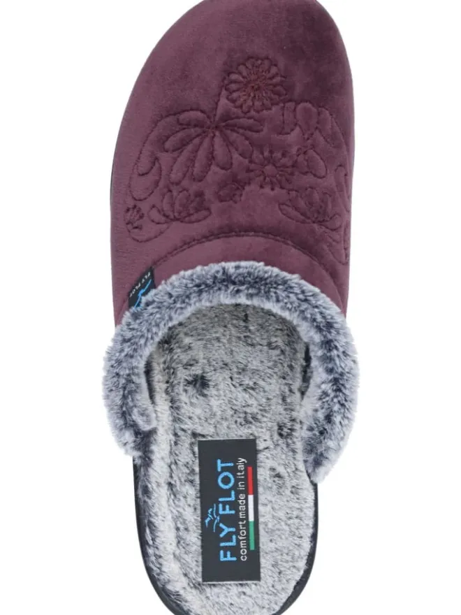 Klassische Hausschuhe in plum>FlyFlot Online