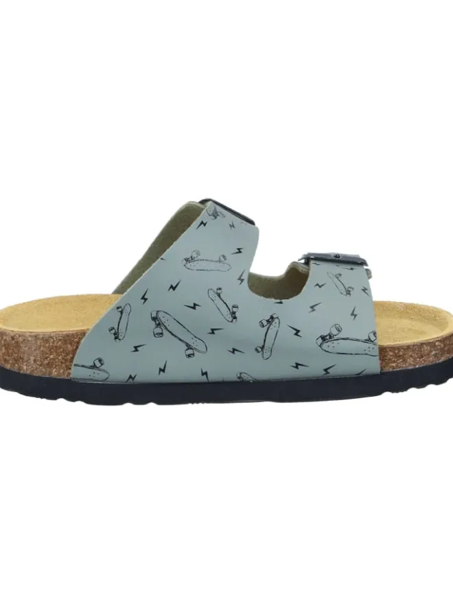 Klassische Pantoletten in khaki>Dr. BRINKMANN New