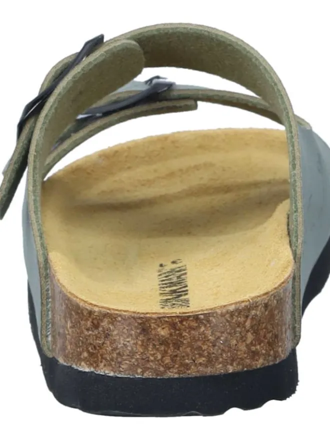 Klassische Pantoletten in khaki>Dr. BRINKMANN New