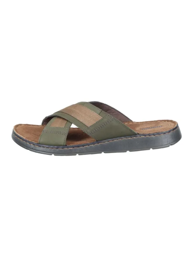 manitu Sandalen & Pantoletten^Klassische Pantoletten in grün