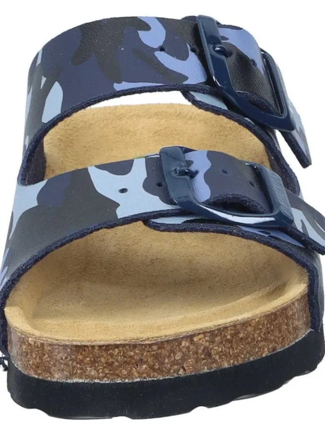 Klassische Pantoletten in blau>Dr. BRINKMANN Hot