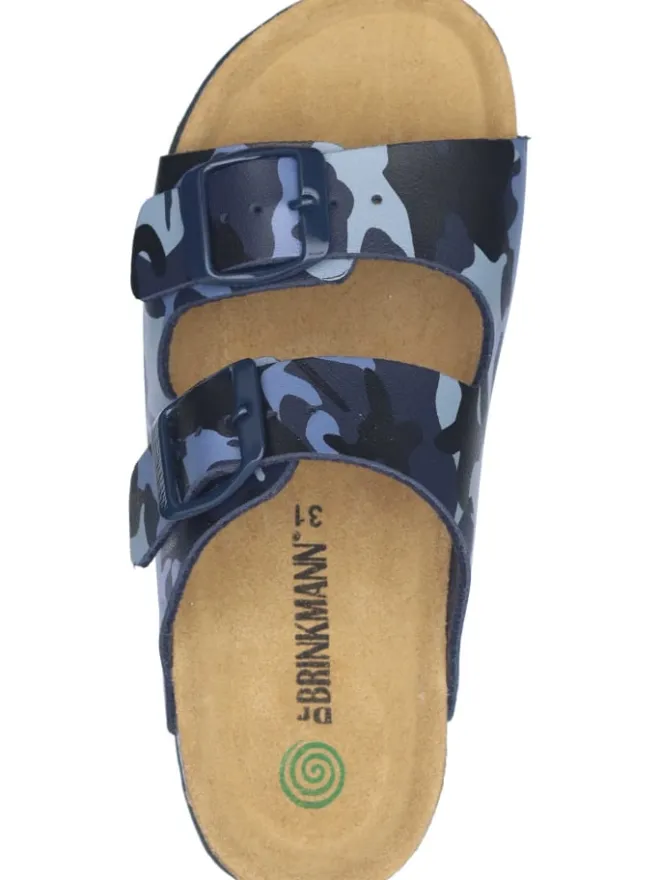 Klassische Pantoletten in blau>Dr. BRINKMANN Hot
