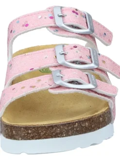 Klassische Pantoletten in rosa><noscript><img width=