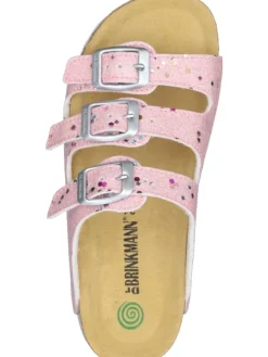 Klassische Pantoletten in rosa><noscript><img width=