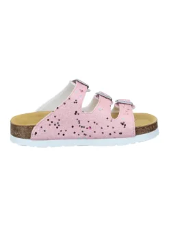 Klassische Pantoletten in rosa><noscript><img width=