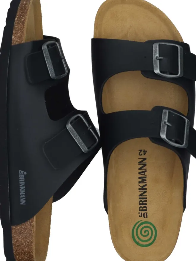 Klassische Pantoletten in schwarz>Dr. BRINKMANN Discount