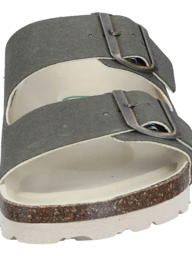 Klassische Pantoletten in khaki>Dr. BRINKMANN Hot