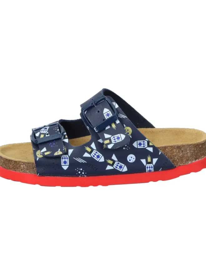 Klassische Pantoletten in blau>Dr. BRINKMANN New