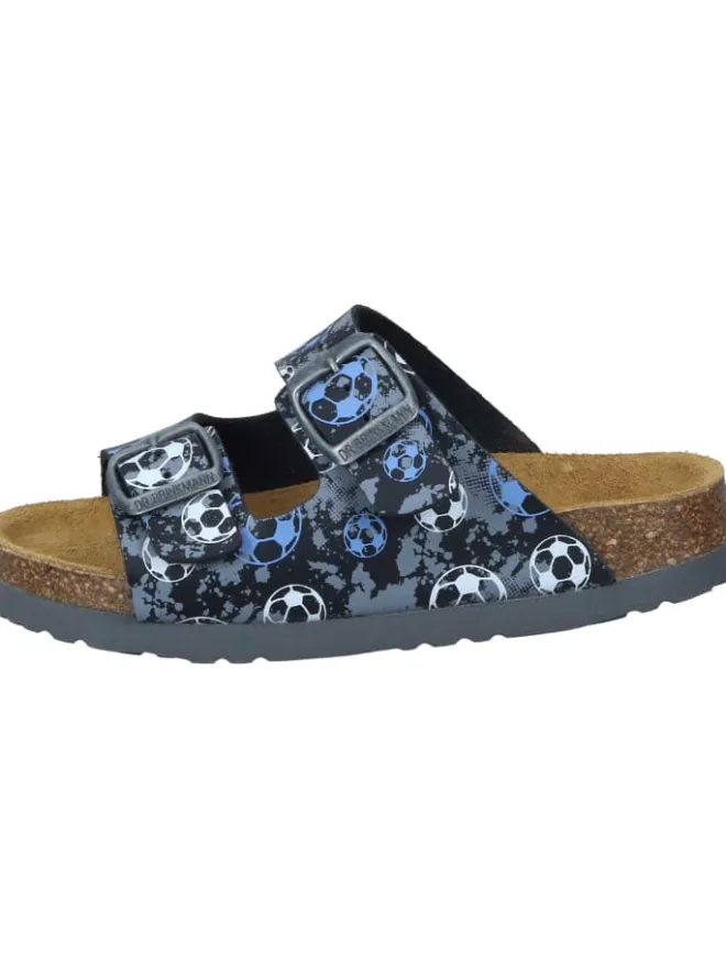 Dr. BRINKMANN Clogs & Pantoletten·Pantoletten^Klassische Pantoletten, Klassische Hausschuhe in anthrazit