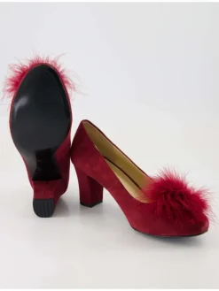 Klassische Pumps in Rot><noscript><img width=