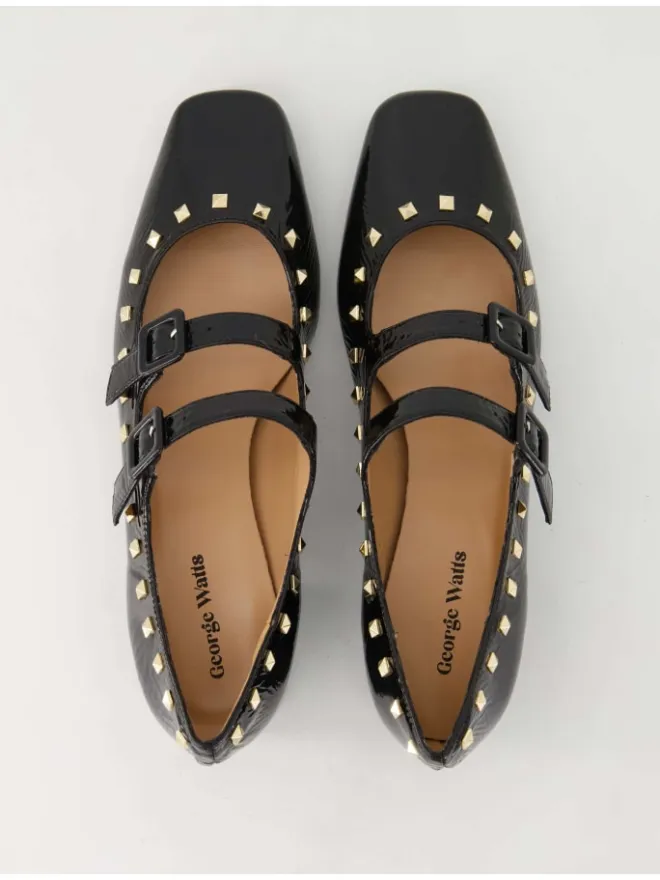 Klassische Pumps in Schwarz>George Watts Clearance
