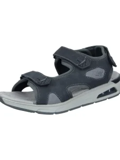 Klassische Sandaletten in schwarz/vulcano/cenere>rieker Clearance