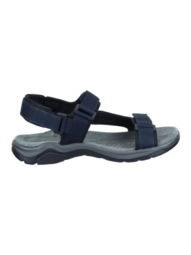 Klassische Sandaletten in blau>manitu New