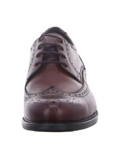 Klassische Schnürschuhe in Braun><noscript><img width=