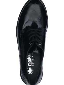 rieker Schnürschuhe^Klassische Slipper in black
