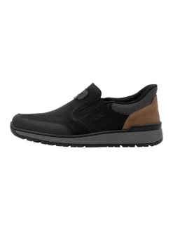 Klassische Slipper in Schwarz><noscript><img width=
