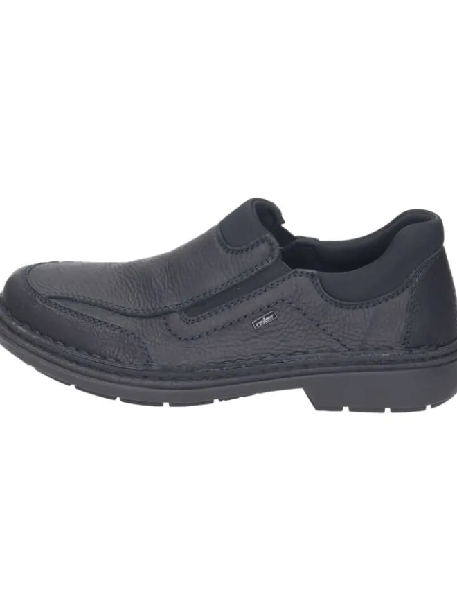 Klassische Slipper in schwarz/schwarz/schwarz>rieker Clearance