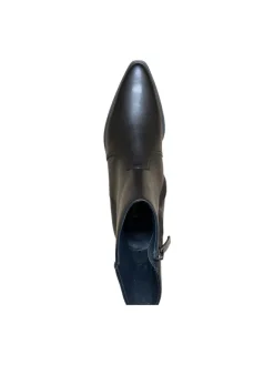Klassische Stiefeletten in Schwarz><noscript><img width=