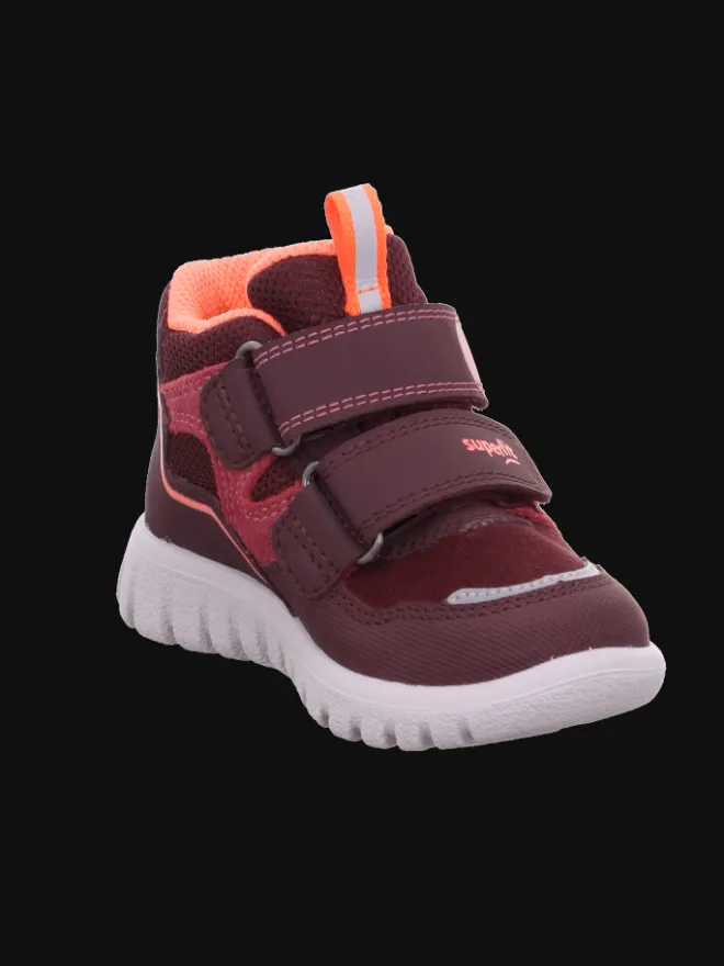 superfit Stiefeletten·Hohe Stiefeletten^Klettschuh SPORT7 MINI in rot