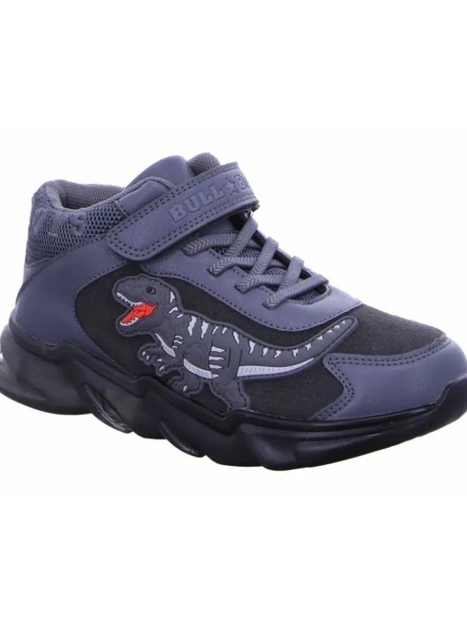 Bull Boys Halbschuhe·Slipper^Klettschuhe in grau