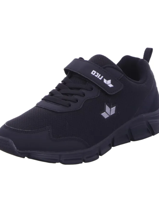 Lico Halbschuhe·Slipper^Klettschuhe in schwarz