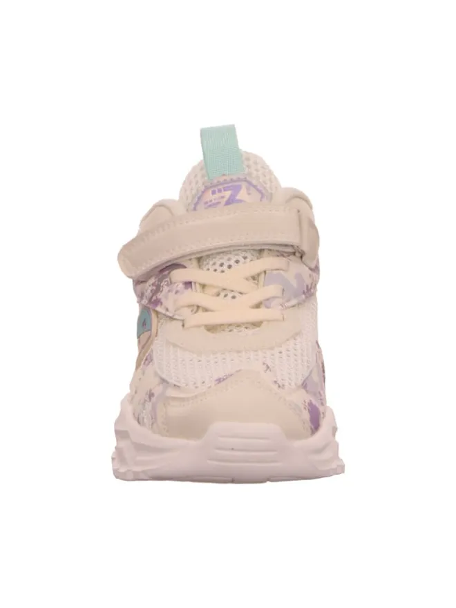 Slobby Halbschuhe·Slipper^Klettschuhe in weiß