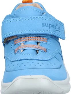 Klettverschluss-Schuhe in Hellblau><noscript><img width=