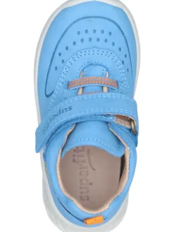 Klettverschluss-Schuhe in Hellblau><noscript><img width=